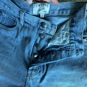 Twelve by Twelve Blue Women's Straight Leg Jeans